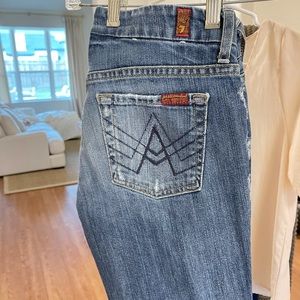 7 For All Mankind A Pocket Flare Jean